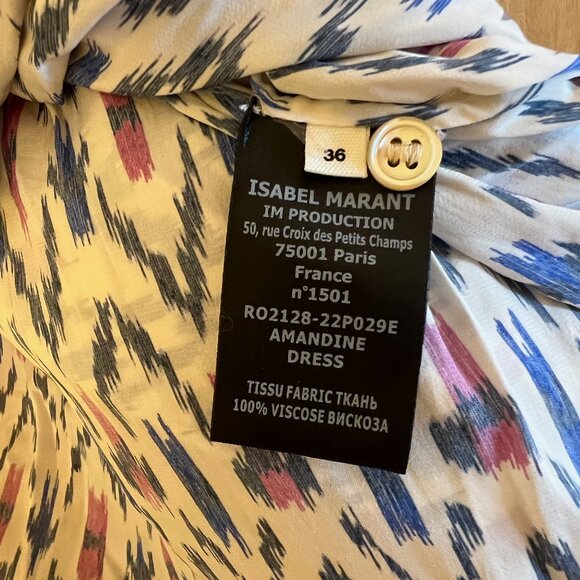 Etoile Isabel Marant Ikat Amandine Mini Dress - Picture 5 of 5